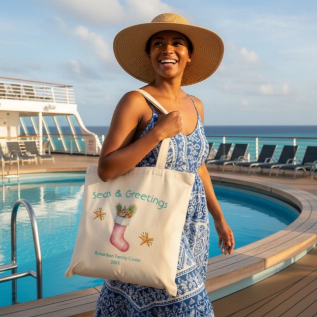 Bolsa de Tote Nautical Stocking (Subido por el creador)