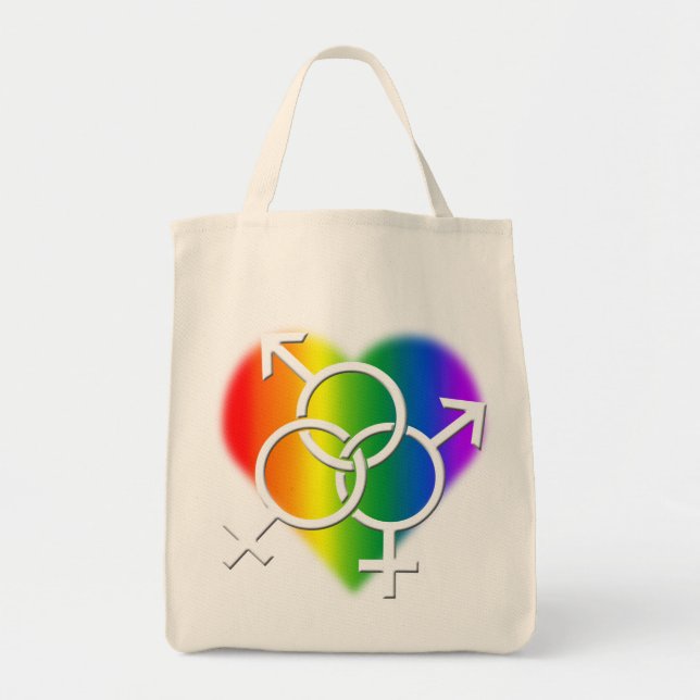 Bolsa de Tote Orgullo Gay LGBT Bolsa de compras de (Frente)