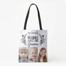 BOLSA DE TOTE PARA ABUELA CON FOTOS