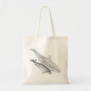 Bolsa De Tote Para Adultos Orca Y Bebé