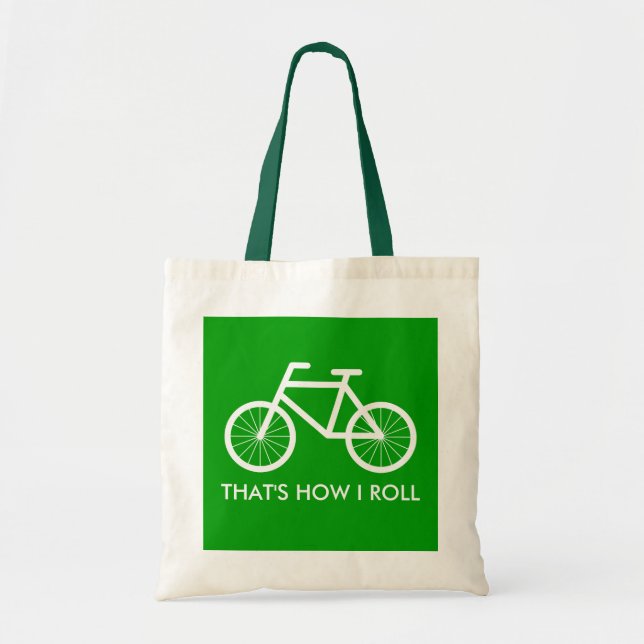 Bolsa de tote para bicicletas para los aficionados (Frente)