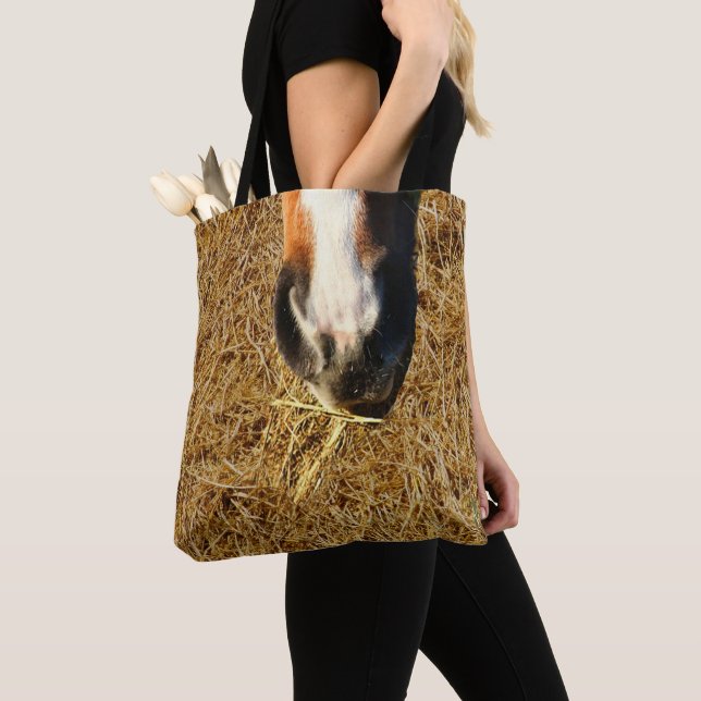 Bolsa de Tote para comer heno (Detalle)