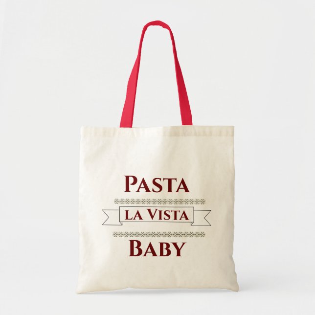 Bolsa de Tote para el bebé de Pasta la Vista (Frente)