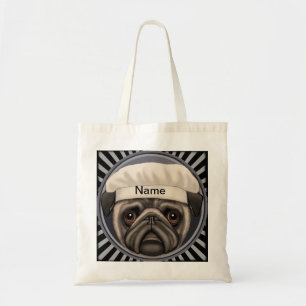 Bolsa de Tote para el chef Pug