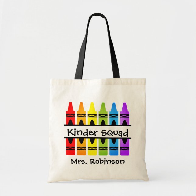 Bolsa de Tote para el maestro de cuarzo de Kinder  (Frente)