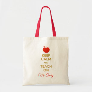 Bolsa De Tote Para El Profesor Personalizado (Siga
