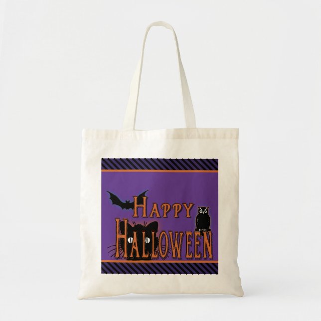 Bolsa De Tote Para Feliz Halloween (Frente)