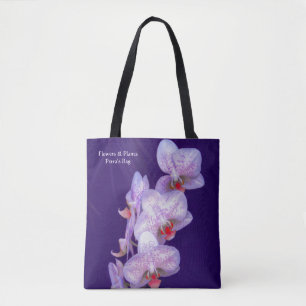 Bolsa de Tote para flores y plantas con orquídeas