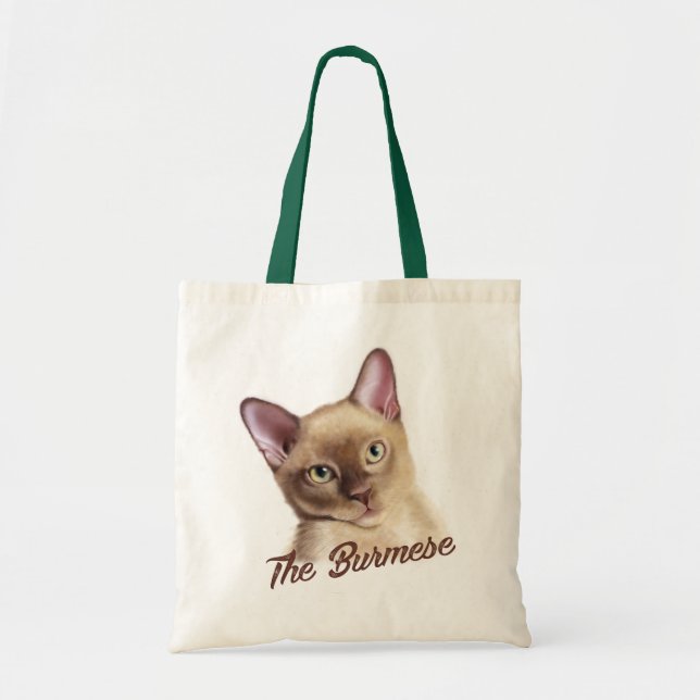 Bolsa de Tote para gato birmano (Frente)