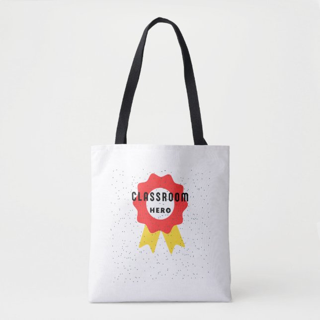 Bolsa de Tote para héroe de aula - Gif de agradeci (Anverso)