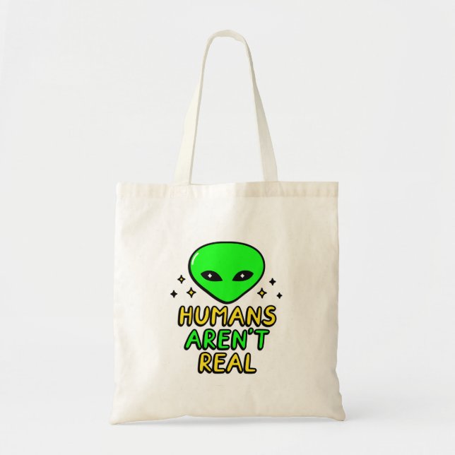 Bolsa de Tote para Humanos Alien (Frente)