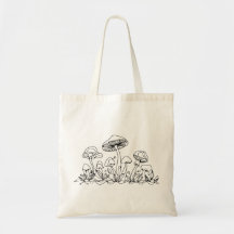 Bolsa De Tote Para La Búsqueda De champiñones