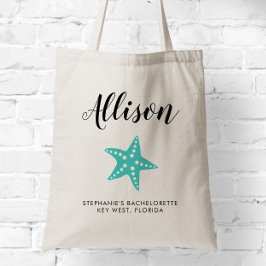 Bolsa de Tote para la dama de honor de la estrella