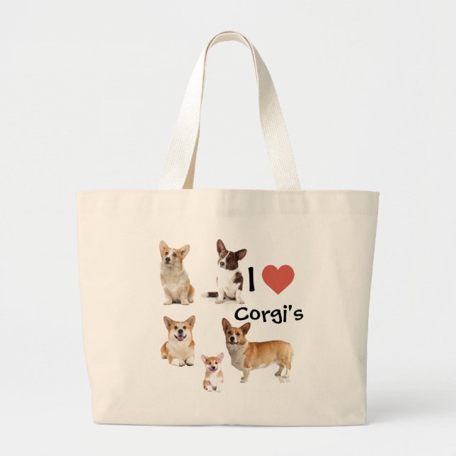 Bolsa De Tote Para Los Amantes De Corgi (Frente)