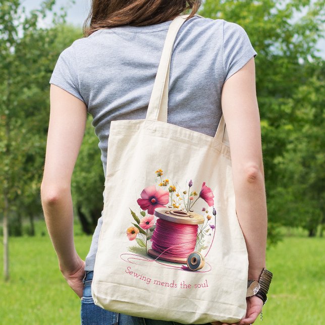Bolsa de Tote para los amantes de la costilla flor (Subido por el creador)