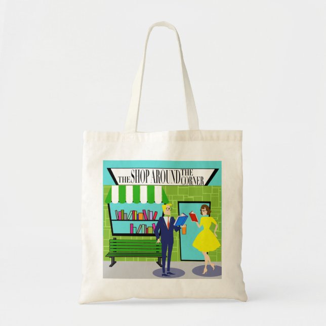 Bolsa de Tote para los amantes del libro retro (Frente)