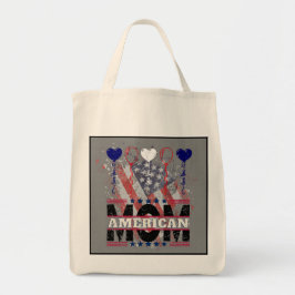 Bolsa de Tote para Mamá Americana - Estrella Patri