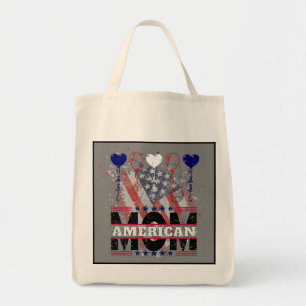 Bolsa de Tote para Mamá Americana - Estrella Patri