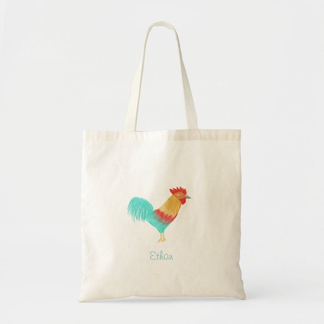 Bolsa De Tote Para Niños Dulces Con Personalizable (Frente)