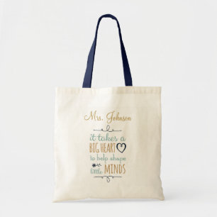 Bolsa de Tote para profesores personalizados