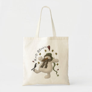 Bolsa de Tote para Snowman de Wynter Blessin