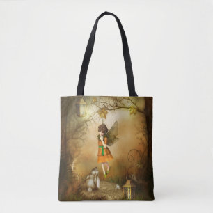 Bolsa De Tote Para Todo Impresión Del Hada De Otoñ
