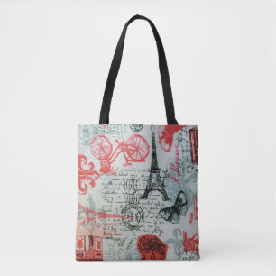 Bolsa De Tote "Paris Style"