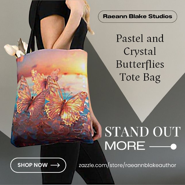 Bolsa de Tote Pastel and Crystal Butterflies (Subido por el creador)