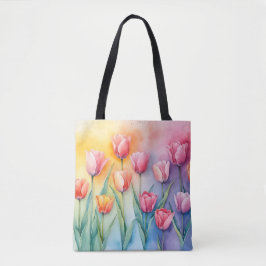 Bolsa De Tote Pastel Blossom Tulips