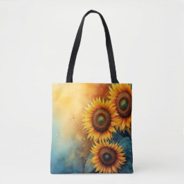 Bolsa De Tote Pastel Sunflower