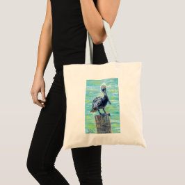 Bolsa de Tote "Pelican on a Pole"
