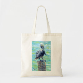 Bolsa de Tote "Pelican on a Pole"