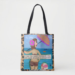 Bolsa de tote - perro negro 