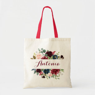 Bolsa de Tote personalizada. Bolsa Floral Tote. Br