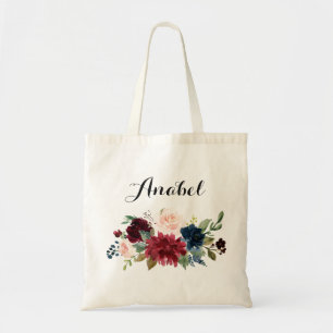 Bolsa de Tote personalizada. Bolsa Floral Tote. Br