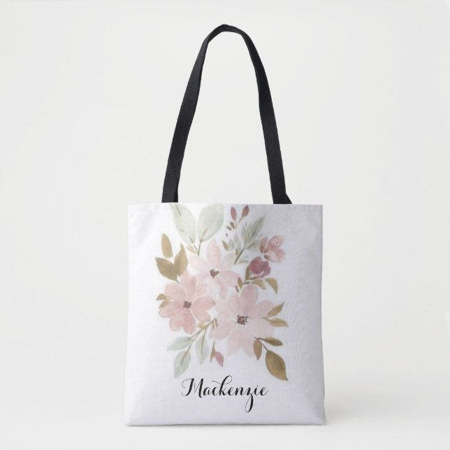 Bolsa de Tote personalizada con regalo de dama de  (Anverso)