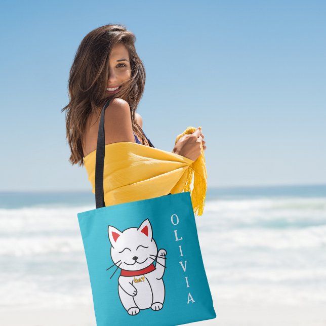Bolsa de Tote Personalizada de Arte Moderno y Gato (Subido por el creador)