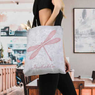 Bolsa de Tote Personalizada de Bebla Rosa