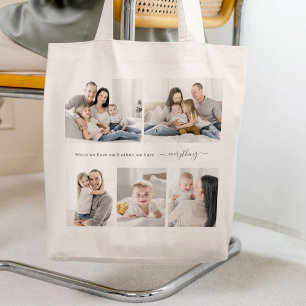 Bolsa De Tote Personalizada De Collage De Citas pe