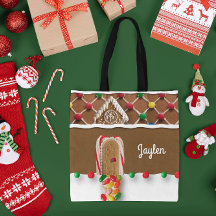 Bolsa de Tote personalizada de Gingerbread