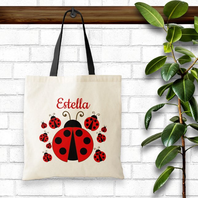 Bolsa de Tote personalizada de Red Ladybug (Subido por el creador)