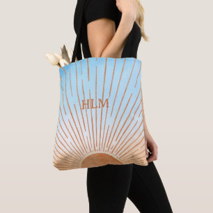 Bolsa de tote personalizada de Sun y Sky