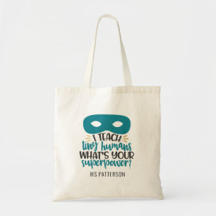 Bolsa de Tote personalizada de un profesor de supe