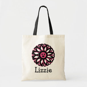 Bolsa de Tote Personalizada Lizzie Feliz Flor