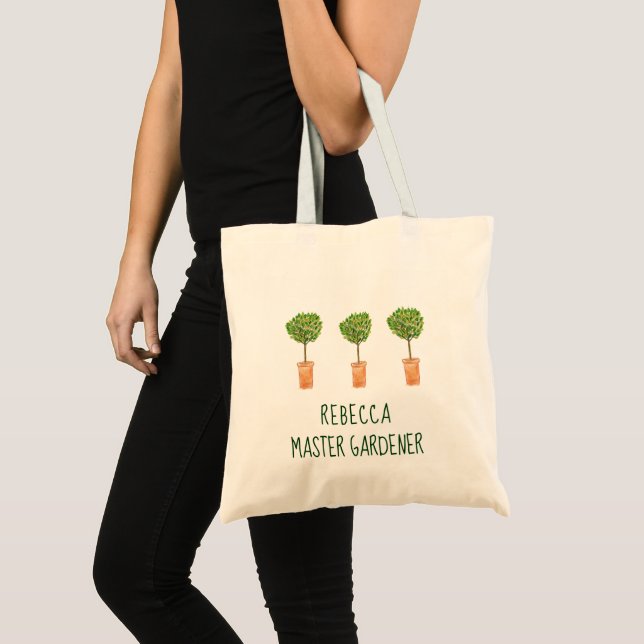 Bolsa de Tote Personalizada Master Gardener (Anverso (producto))