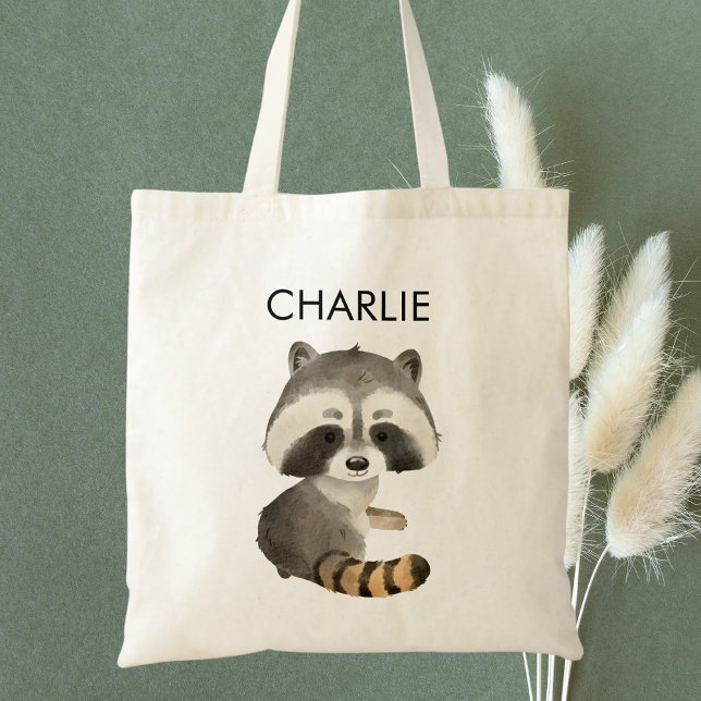 Bolsa de Tote Personalizada para Niños De Racoon (Subido por el creador)