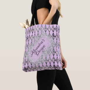 Bolsa de Tote Personalizada purpurina Rosa Rubor H