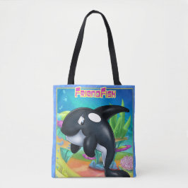 Bolsa de tote personalizado con ballena personaliz