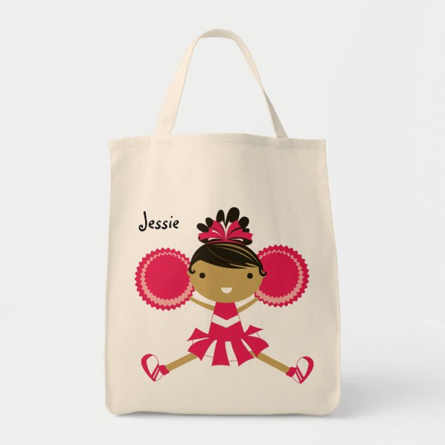 Bolsa de Tote, Personalizado Rosa KRW (Frente)
