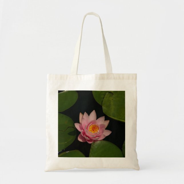 Bolsa De Tote Pink Lotus Waterlily (Frente)